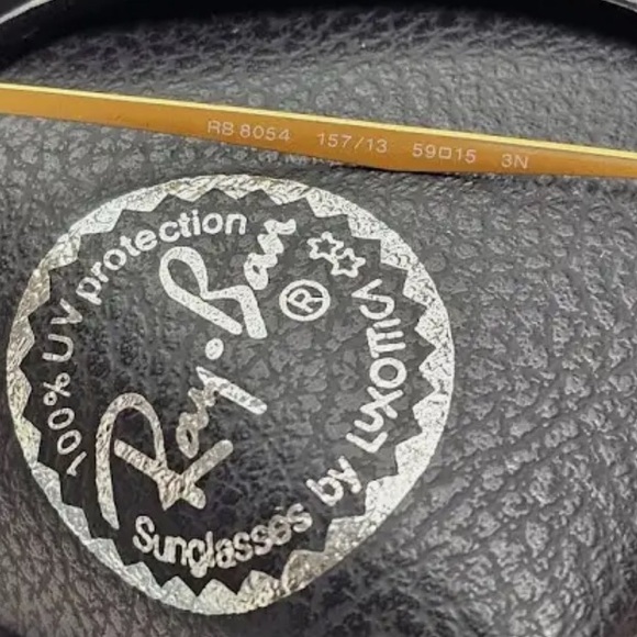 RAY-BAN Titanium Matte Gold / Brown Gradient RB8054 - Picture 6 of 12